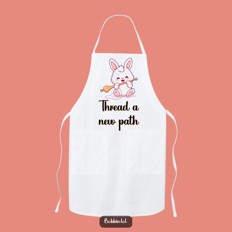 Funny Bunny Sewing Apron: Protect Your Clothes with Hoppy Hilariousness