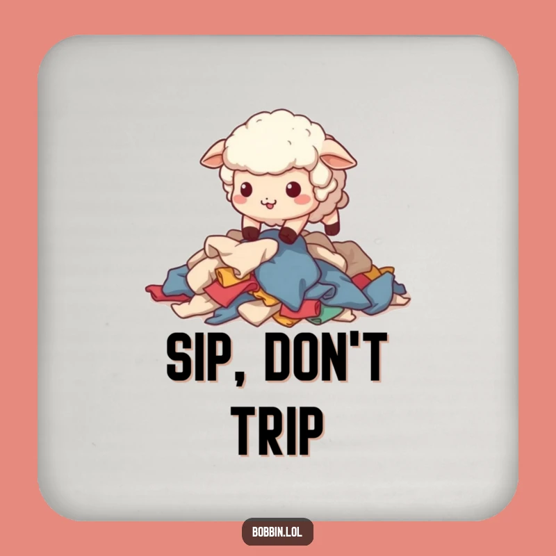 Funny Sheep Sewing Coaster: Protect Your Table with Adorable Sheep Charm