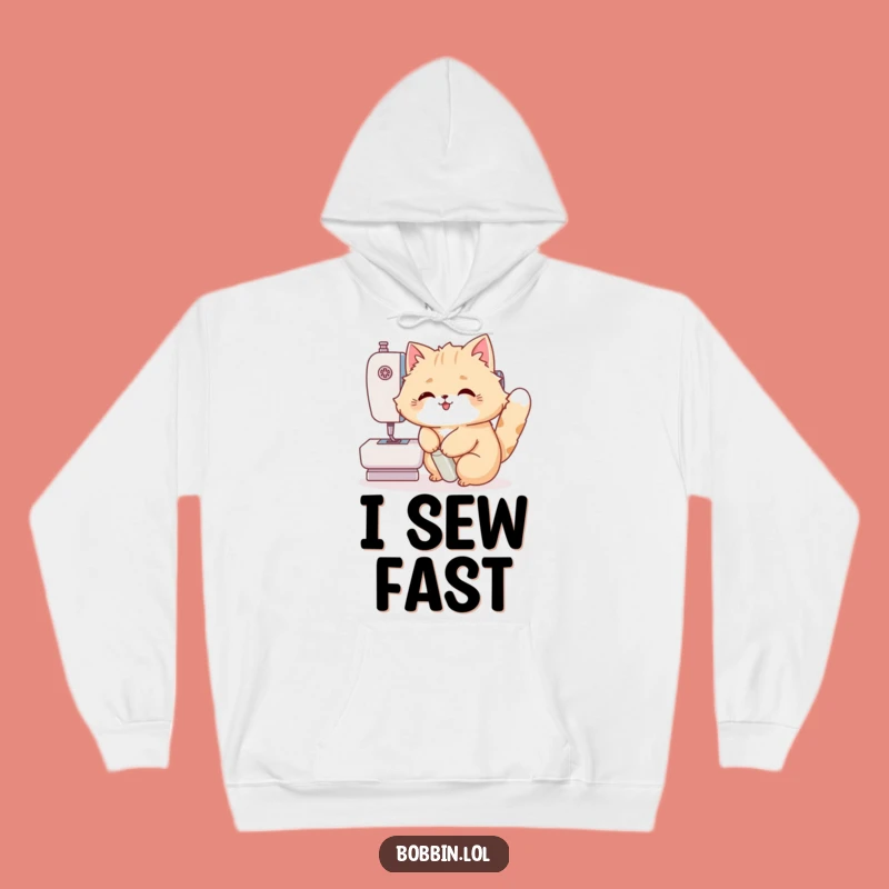 Funny Cat Sewing Hoodie: Cozy and Hilarious Crafting Sweatshirt for Cat Lovers