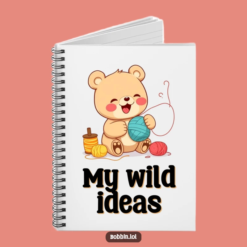 Funny Bear Sewing Notebook: Record Your Ideas with This Hilarious Crafting Pal