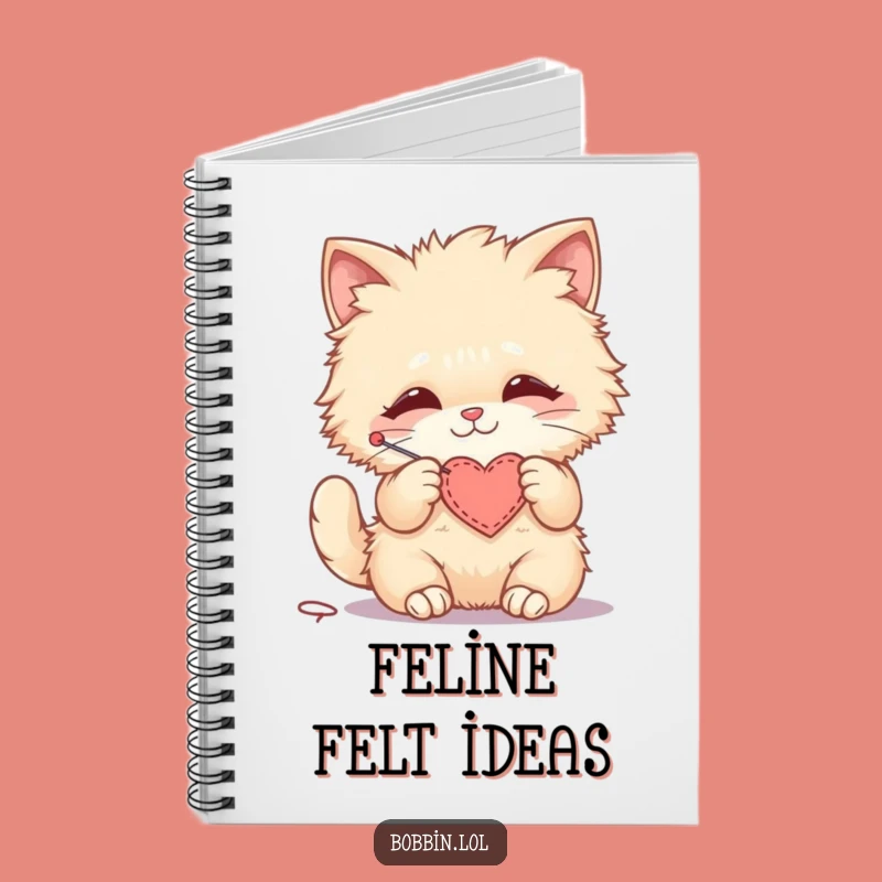 Funny Cat Stitching Notebook: Jot Down Ideas with Feline Charm